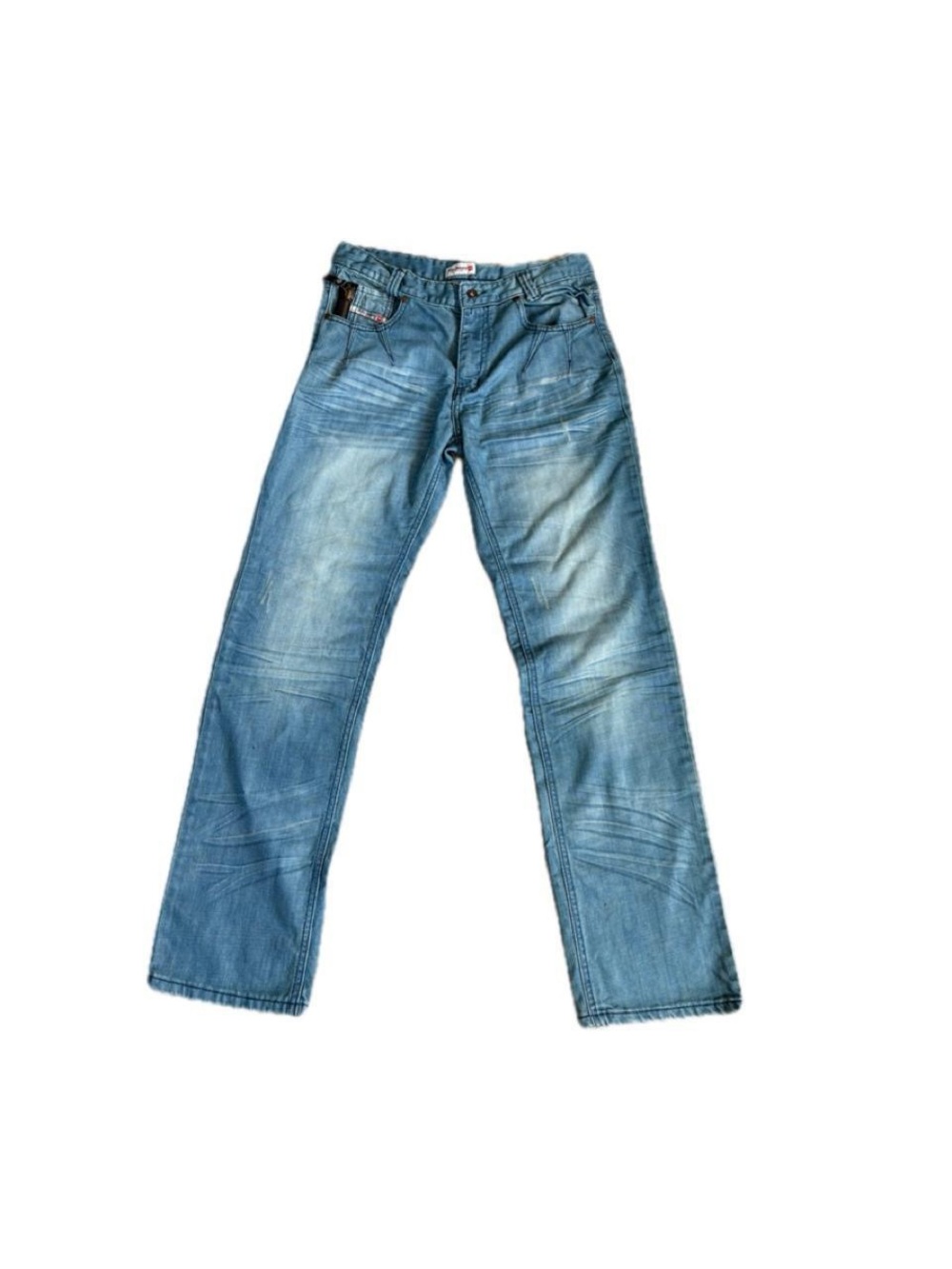 Diesel Men's Light Blue Straight Leg Jeans